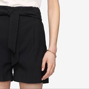 CONSIGNING 4/15 Anine Bing Black ‘Kinsley’ High Waisted Dress Shorts